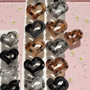 Mini Heart Claw Clips - 1 pcs