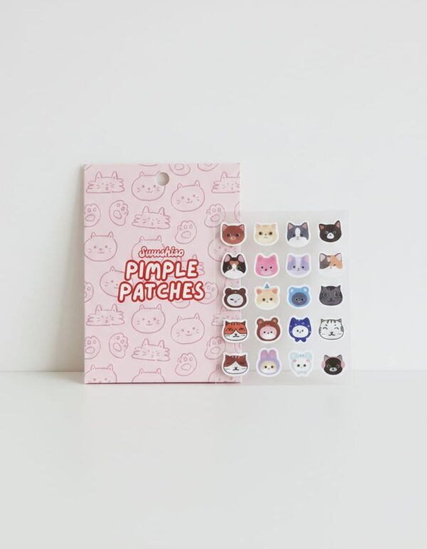 Hydrocolloid Cat Pimple Patches - 20 patches