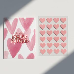 Hydrocolloid Heart Pimple Patches - 24 Patches